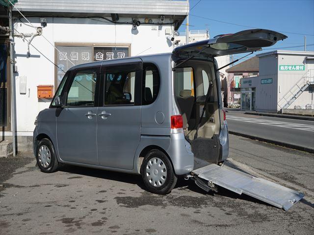 タント 　福祉車両　スローパーリヤシート付　取説　キーレス　電動格納ミラー　禁煙車　バイザー１年保証