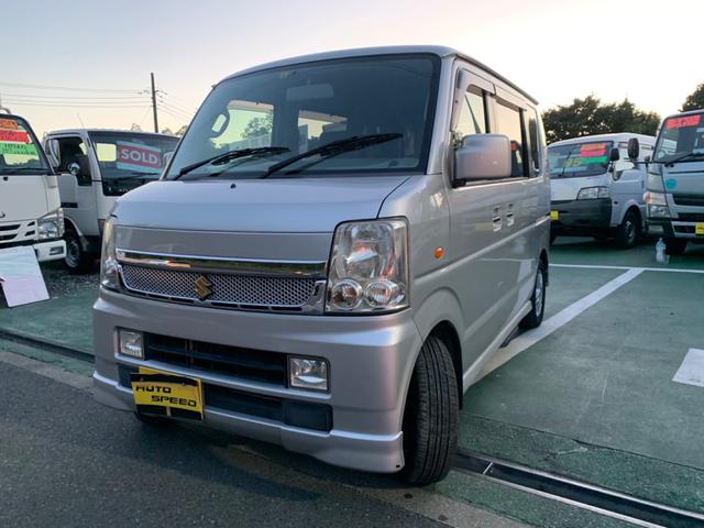 エブリイワゴン(スズキ) ＰＺターボスペシャル　インパネ４ＡＴ　カーナビ　バイザー　インタークーラーターボ　フルタイム４ＷＤ　左後ろスライドステップ 中古車画像