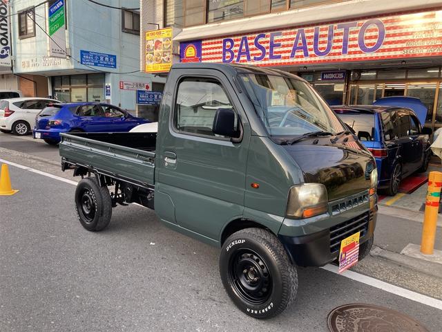 ＫＣ　軽トラック　ＭＴ　エアコン　ＣＤリフトアップ車　色変え車．