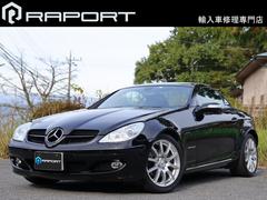 メルセデス・ベンツ　ＳＬＫ　ＳＬＫ２００コンプレッサー　電動オープン　黒革シート　純正ナビ