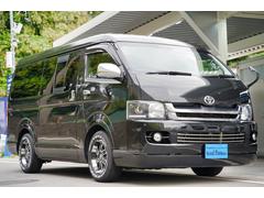 ハイエースバン ロングスーパーGL 4WD/2,700cc/公認8人乗/公認3ナンバー/2年車検/ガソリン/全席シートベルト/全席シートカバー/2列目3列目スライドレールシート/キーレス/イモビライザー/スライドガラス/ナビ/Bカメラ/ 中古車画像