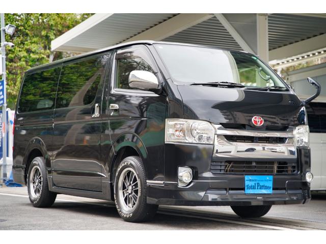 ロングスーパーＧＬ　ガソリン／２．０００ｃｃ／両側電動スライドドア／Ｗエアーバック／１００Ｖ／スマートキー／モデリスタエアロ／ナビ／バックカメラ／ＥＴＣ／ブルートゥース／地デジ／社外１６インチＡＷ／フリップダウンモニター