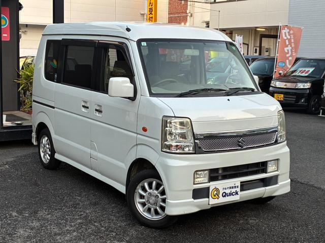 エブリイワゴン(スズキ) ＰＺターボスペシャル　ＥＴＣ　両側電動スライドドア　ナビ　ＴＶ　キーレスエントリー　電動格納ミラー　ＡＴ　盗難防止システム　ＡＢＳ　アルミホイール　衝突安全ボディ　エアコン　パワーステアリング　パワーウィンドウ 中古車画像