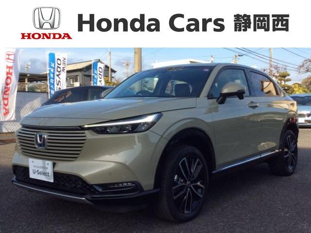 ホンダ ヴェゼル ｅ：ＨＥＶＺ　ＨｏｎｄａＳＥＮＳＩＮＧ２年保証純正ナビ　ＬＫＡＳ　バックモニター