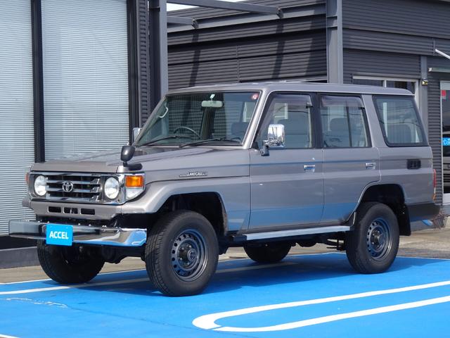 トヨタ ランドクルーザー７０ ＬＸ　後期　ＨＺＪ７６Ｖ　５ＭＴ　寒冷地仕様車　ナロー　４ナンバー　１ＨＺエンジン　タイミングベルト交換済み　純正色グレーメタリック　ノーマル車両　５速　セミロング　５ドア　ランクル７０　ＮＯｘ・ＰＭ不適合