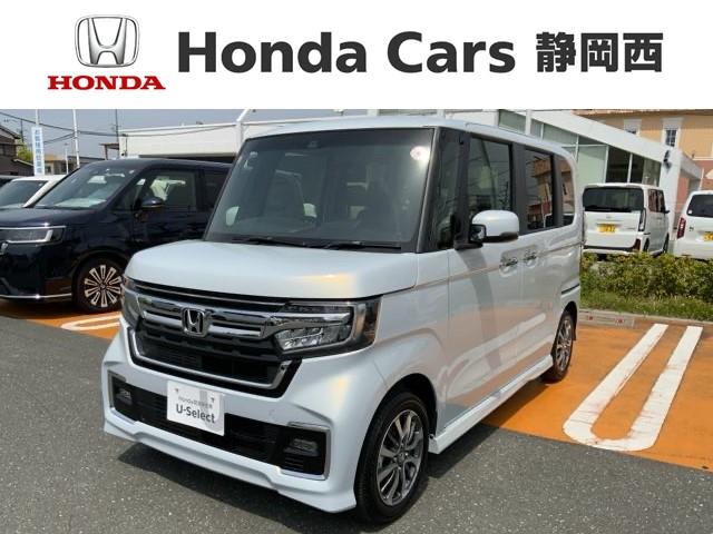 ホンダ Ｎ−ＢＯＸカスタム Ｌ　ＨｏｎｄａＳＥＮＳＩＮＧ新車保証試乗禁煙車　追突軽減ブレーキ　スマートキーＰスタート