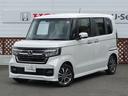 ホンダ Ｎ－ＢＯＸカスタム Ｌ　ワンオーナー車　純正メモリーナビ...