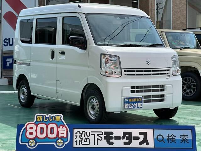 PAリミテッド スズキセーフティサポート装着車 2WD AT 前席パワーウィンドー ルーフコンソール リモコンキー 純正ラジオ 届出済未使用車(1枚目)