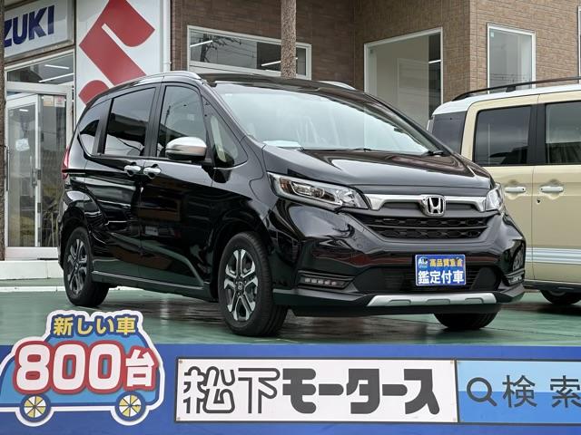 ハイブリッド・クロスター　６人乗り　ホンダセンシング　ＬＥＤヘッドライト　運転席＆助手席シートヒーター　両側パワースライドドア　ナビ装着用スペシャルパッケージ　ロールサンシェード　専用１５インチアルミホイール　登録済未使用車(1枚目)