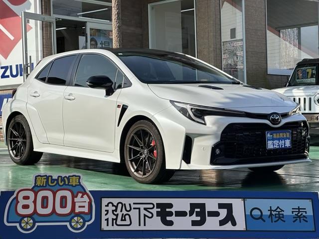 ＧＲカローラ(トヨタ) ＲＺ　走行距離９，３０８ｋｍ　ＧＲ−ＦＯＵＲ（４ＷＤ）　ディスプレイオーディオ　ＢＳＭ　ＢＢＳ製１８インチ鍛造ホイール　フロント４ポットキャリパー 中古車画像