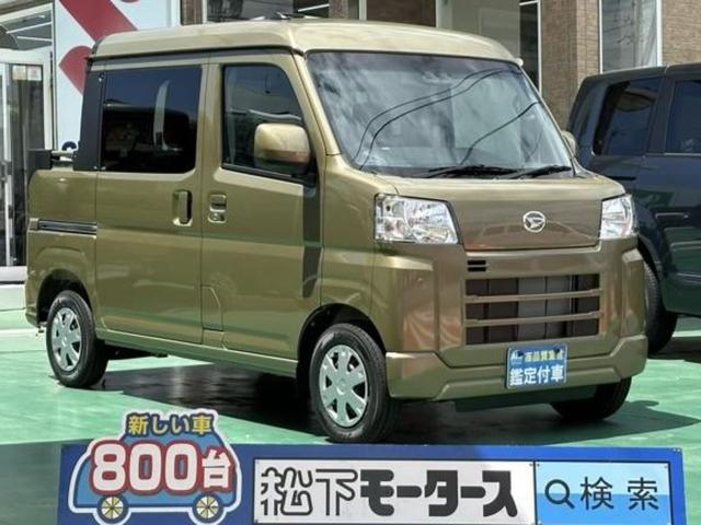 デッキバンＧ　２ＷＤ　ＣＶＴ　スマートアシスト　オーバーヘッドシェルフ　キーフリーシステム　プッシュボタンスタート　オートライト　パワーウインドー　両側スライドドア　届出済未使用車