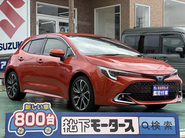 カローラスポーツ(トヨタ) ハイブリッドＧ　Ｚ　走行距離６，４６４ＫＭ　純正ナビゲーション　バックカメラ　ＥＴＣ　スマートキー　ＬＥＤヘッドライト　オートエアコン　シートヒーター　電気式パーキングブレーキ　革巻きハンドル　オートクルーズコントロール 中古車画像