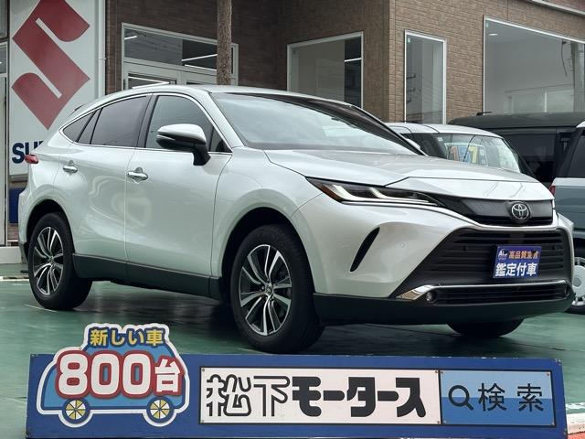 ハリアー Ｇ　内装色／ブラック　セーフティセンス　ＬＥＤヘッドランプ　ディスプレイオーディオ　バックモニター　デジタルインナーミラー　パワーバックドア　本革巻ステアリング　運転席パワーシート　ＵＳＢ充電ソケット（1枚目）