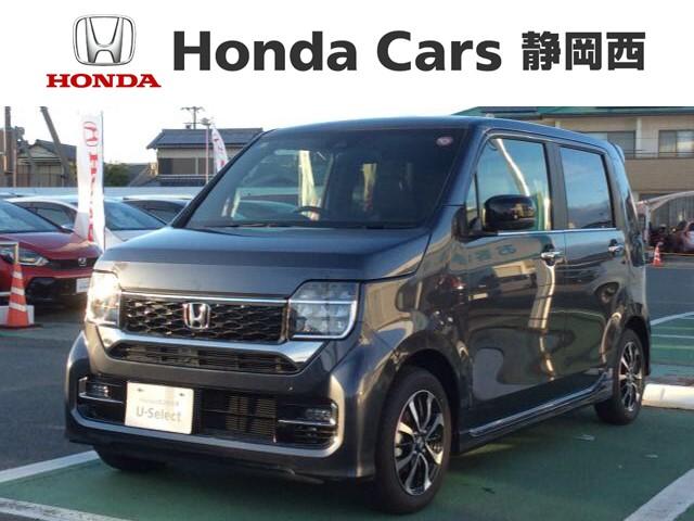 ホンダ Ｎ−ＷＧＮカスタム Ｌ　ＨｏｎｄａＳＥＮＳＩＮＧ新車保証試乗禁煙車　レザーシート　フルセグ