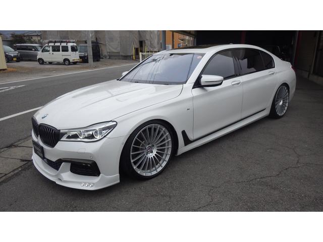 ７シリーズ(BMW) ７５０Ｌｉ　Ｍスポーツ　アルピナ２１インチアルミ　エナジースポーツフロントスポイラー　３連ＬＥＤデイライト　スカイラウンジパノラマルーフ　全方位カメラ　純正ナビ地デジフルセグＴＶ　ヘッドアップディスプレイ　デジタルキー 中古車画像