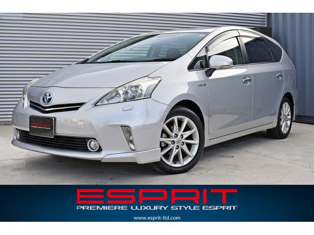 プリウスアルファ(トヨタ) Ｓツーリングセレクション　ＬＥＤヘッドライト　革調シートカバー　AftermarketＳＤナビフルセグＴＶ　Ｂｌｕｅｔｏｏｔｈ　ＥＴＣ　バックカメラ　スマートキー＆プッシュスタート　オートエアコン　純正１７インチアルミホイール 中古車画像