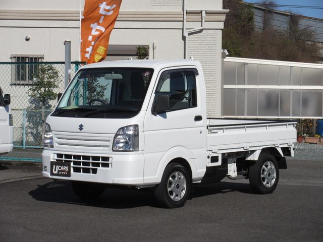 キャリイトラック ＫＣエアコン・パワステ　４ＷＤ　５ＭＴ　社外１２ＡＷ　運転席エアバッグ　禁煙車