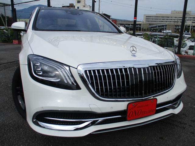 Sクラス S400d マイバッハスタイル ローダウン サンルーフ(1枚目)