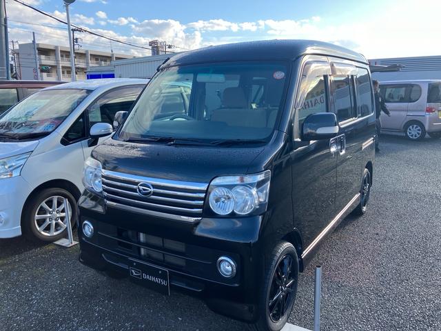 アトレーワゴン(ダイハツ) カスタムターボＲＳリミテッド　ワンオーナー　左側オートスライドドア　１４インチアルミ　ＬＥＤ室内灯　ＨＩＤ　キーレス 中古車画像