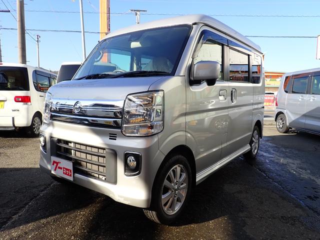 ＮＶ１００クリッパーリオ(日産) Ｅ　非常ブレーキ　横滑り防止機能　プッシュスタート　スマートキー２個　左パワースライド　オートライト　フォグランプ　フルオートエアコン　電動格納ミラー　ＣＤラジオ　プライバシーガラス付 中古車画像