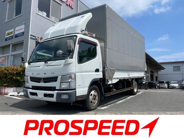超ロング　ワイド超ロング幌ウィング車３０００ｃｃディーゼルターボデュオニックオートマＥＴＣ車載器風防付ＡＣＰＳＰＷキーレスエントリーフル装備荷台内寸長さ４９６ｃｍ幅２０７ｃｍ高さ２４０ｃｍ床面地上高９６ｃｍ