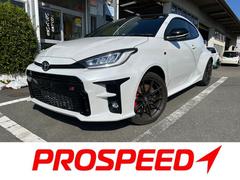 GRヤリス RZ ハイパフォーマンス 冠水歴車モリゾウセレクションナビバックカメラBTオーディオ対応ETC車載器禁煙車スマートキーPスタートイモビライザーメンテナンスノート取説付前席シートヒーターステアリングヒーター付6MTホワイトパール 中古車画像