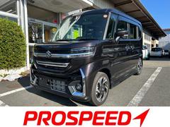 スペーシアカスタム ハイブリッドXSターボ 冠水歴車インタークーラーターボナビTV全方位モニターデュアルセンサーブレーキサポートII衝突軽減ブレーキサイドカーテンエアバッグクルーズコントロール前席シートヒーター両側パワスラステアリングヒーター 中古車画像