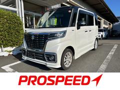 スペーシアカスタム ハイブリッドXSターボ 冠水歴車ETC車載器インタークーラーターボ運転席シートヒーターパドルシフトパワーアウトレットスマートキー2本Pスタートイモビライザー付禁煙車バックカメラ付衝突安全ボディー衝突軽減ブレーキ無し 中古車画像