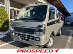 スーパーキャリイ Xリミテッド 冠水歴車パートタイム4WDナビTVバックカメラBTオーディオ対応禁煙車メンテノート取説付付デュアルカメラブレーキサポート衝突軽減ブレーキフロア5MTフォグランプ付ACPSPWキーレスエントリーフル装備 中古車画像