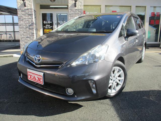 プリウスアルファ(トヨタ) Ｓ　純正ＳＤナビ・フルセグＴＶ・Ｂｌｕｅｔｏｏｔｈ・バックカメラ・ＥＴＣ・車検９年６月まで 中古車画像