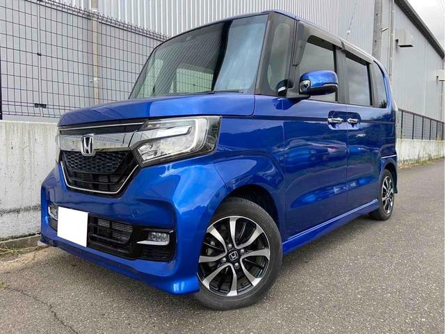 Ｎ－ＢＯＸカスタム Ｇ・Ｌホンダセンシング　サイドカメラ　オートＬＥＤ　助手席エアバッグ　車線逸脱警報装置　キーレス　アイドリングＳＴ　スマ－トキ－　リアカメラ　ＥＴＣ（1枚目）