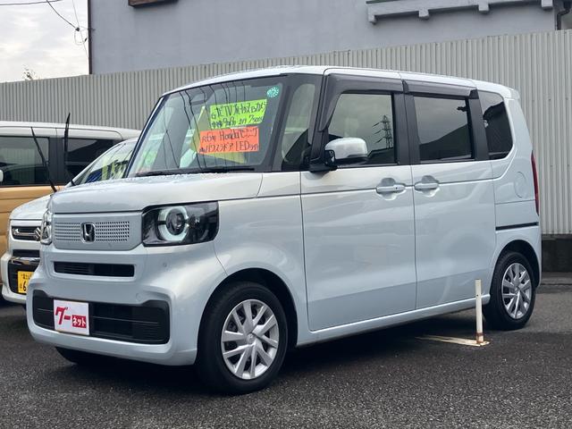 Ｎ－ＢＯＸ 　ホンダセンシング　ＬＥＤライト　Ｂｌｕｅｔｏｏｔｈ　メモリーナビ　フルセグＴＶ　両側パワースライドドア　ドアバイザー　フロアマット　スマートキー　バックカメラ　オートクルーズ　パーキングセンサー（1枚目）