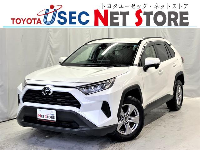 トヨタ ＲＡＶ４ Ｘ　トヨタ・セーフティ・センス　純正ディスプレイオーディオ　バックモニター　ＥＴＣ　レーダークルコン　社外前後ドラレコ　Ｂｌｕｅｔｏｏｔｈ　オートＡ／Ｃ　スマートキー　ＵＳＢ　純正アルミホイール　イモビ