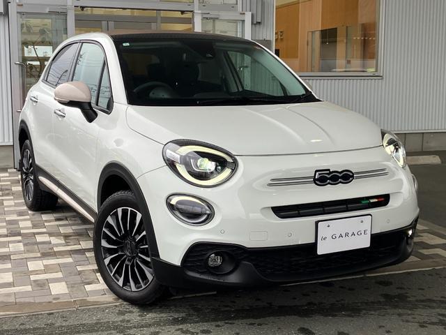 ５００Ｘ(フィアット) ブレッザ　１００台限定車　電動開閉式ベージュソフトトップ　純正ディスプレーオーディオ　バックカメラ　ＥＴＣ 中古車画像