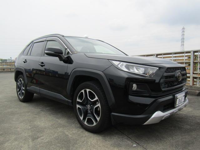 ＲＡＶ４(トヨタ) アドベンチャー　純正ナビ地デジバックカメラ黒革パワーシートレーダークルーズコントロールステアシングヒ 中古車画像