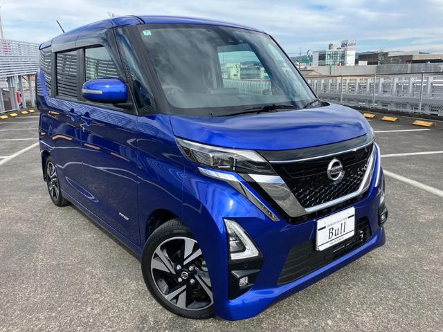 ルークス ハイウェイスター　Ｇターボプロパイロットエディション　スマートキーＰスタートＥＴＣ純正ナビ地デジＢカメラ３６０°ビュー両側ＰスライドアダプティブＬＥＤヘッドランププロパイロットインテリジェントエマージェンシーブレーキ踏み間違い衝突防止アイドルストップ（1枚目）