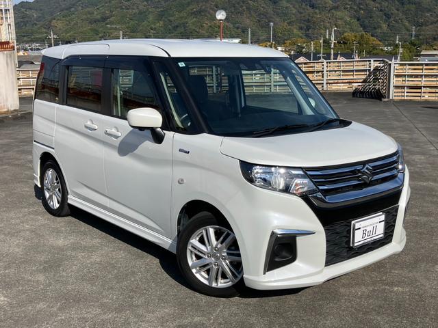 ソリオ(スズキ) ハイブリッドＭＸ　純正ＤＡナビ地デジ全方位カメラスズキセーフティサポート左側電動スライドドアレーダークルーズコントロールＰセンサーアイドリングストップシートヒータースマートキープッシュスタートＥＴＣ 中古車画像