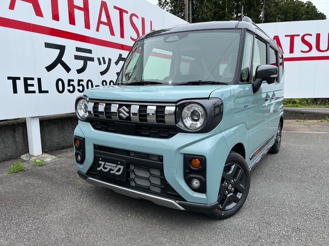 ハイブリッドＸＺ　届出済未使用車　両側電動スライドドア　アダプティブクルーズコントロール　レーンアシスト　衝突被害軽減システム　オートライト　ＬＥＤヘッドランプ　スマートキー　アイドリングストップ　電動格納ミラー