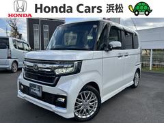 N-BOXカスタム Lターボ 純正メモリナビ 禁煙車 ETC ワンオーナー リア両側パワースライドドア 運転席・助手席シートヒーター プライムスムース・トリコットコンビシート 前席用i-サイドエアバッグシステム+サイドカーテンAB 中古車画像