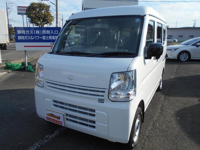 エブリイ ＰＡ　スペリアホワイト　ハイルーフ　４ＡＴ車　走行４千キロ　オートライトシステム　ワンオーナー　アイドリングストップ車　純正ＡＭ／ＦＭラジオ　両側スライドドア　マニュアルエアコン　メカニカルキー（1枚目）