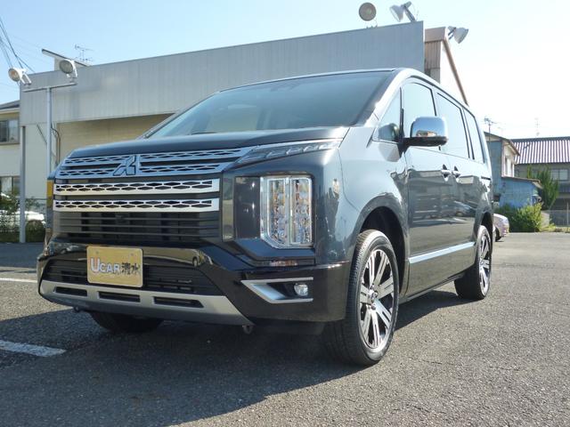 デリカＤ：５(三菱) Ｐ　４ＷＤ　７人乗り　禁煙　オートステップ　両側電動スライドドア　電動テールゲート　ステアリングヒーター　シートヒータ　オートホールドモード　ＡＣ１００Ｖコンセント 中古車画像