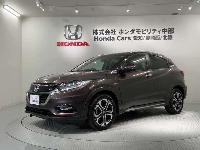 ヴェゼル(ホンダ) ハイブリッドＺ・ホンダセンシング　１年保証ナビフルセグＲカメラＤＶＤ　ＶＤＣ　レーダーブレーキ　リアカメラ　１オーナー車　Ｗエアコン 中古車画像