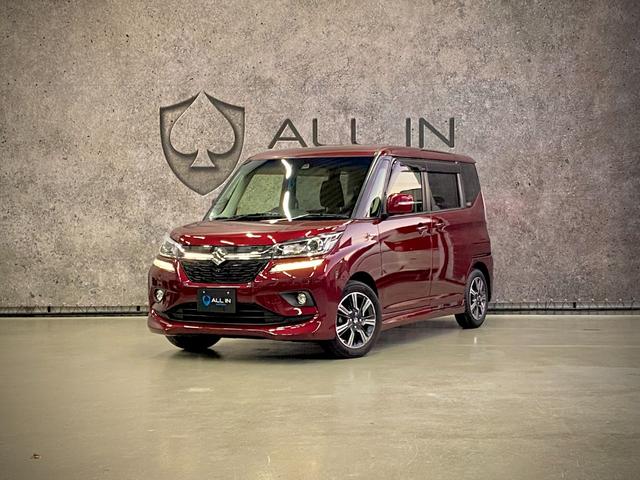 ソリオバンディット(スズキ) ハイブリッドＭＶ　ＥＴＣ　全周囲カメラ　ナビ　ＴＶ　両側電動スライドドア　クリアランスソナー　オートクルーズコントロール　レーンアシスト　衝突被害軽減システム　アルミホイール　ＬＥＤヘッドランプ　スマートキー 中古車画像