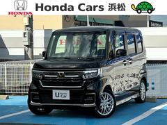 N-BOXカスタム Lターボ ワンオーナー、社外ナビ、バックカメラ、社外ドラレコ前後、保証1年付き 地デジチューナー 衝突軽減ブレーキサポート LEDヘッドライ 1オーナー 禁煙 アイドリングS ターボエンジン PS シートヒータ 中古車画像