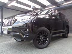 ランドクルーザープラド TX Lパッケージ・ブラックエディション 禁煙車 5人乗り 黒革シート アルパイン9インチナビ/TV/CD/Bluetooth/SD再生 ETC バックカメラ ドライブレコーダー LEDヘッドライト 純正18アルミ スマートキー2本 中古車画像
