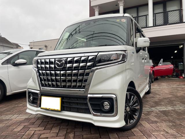 フレアワゴンカスタムスタイル(マツダ) ハイブリッドＸＴ　４ＷＤ 中古車画像
