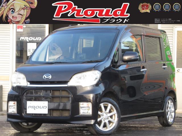 カスタムRS 1年保証付 ハーフレザーシート メモリーナビ HIDヘッドライト ターボ車 スマートキー ETC 純正14インチアルミホイール モモステアリング オーバーヘッドコンソール 電動格納ミラー フォグランプ(1枚目)