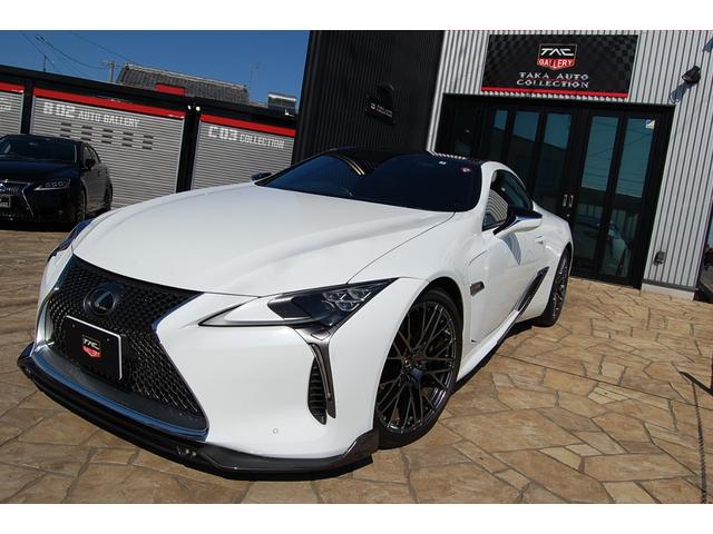 ＬＣ５００　Ｓパッケージ　ＲＯＷＥＮカーボンフロントスポイラー　カーボンサイドボディエクステンション　カーボントランクスポイラー　ＡＩＭＧＡＩＮフロントダクトフェンダー　ＴＲＤ２１インチアルミホイール