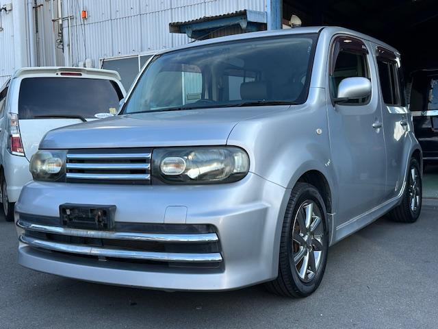 キューブ(日産) ライダー　純正ナビ　ＴＶ　　エアロ　メッキアルミ 中古車画像