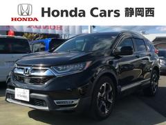 ホンダ　ＣＲ−Ｖハイブリッド　ＥＸ　マスターピース　ＨｏｎｄａＳＥＮＳＩＮＧサンル−フ革シ−ト　レザー